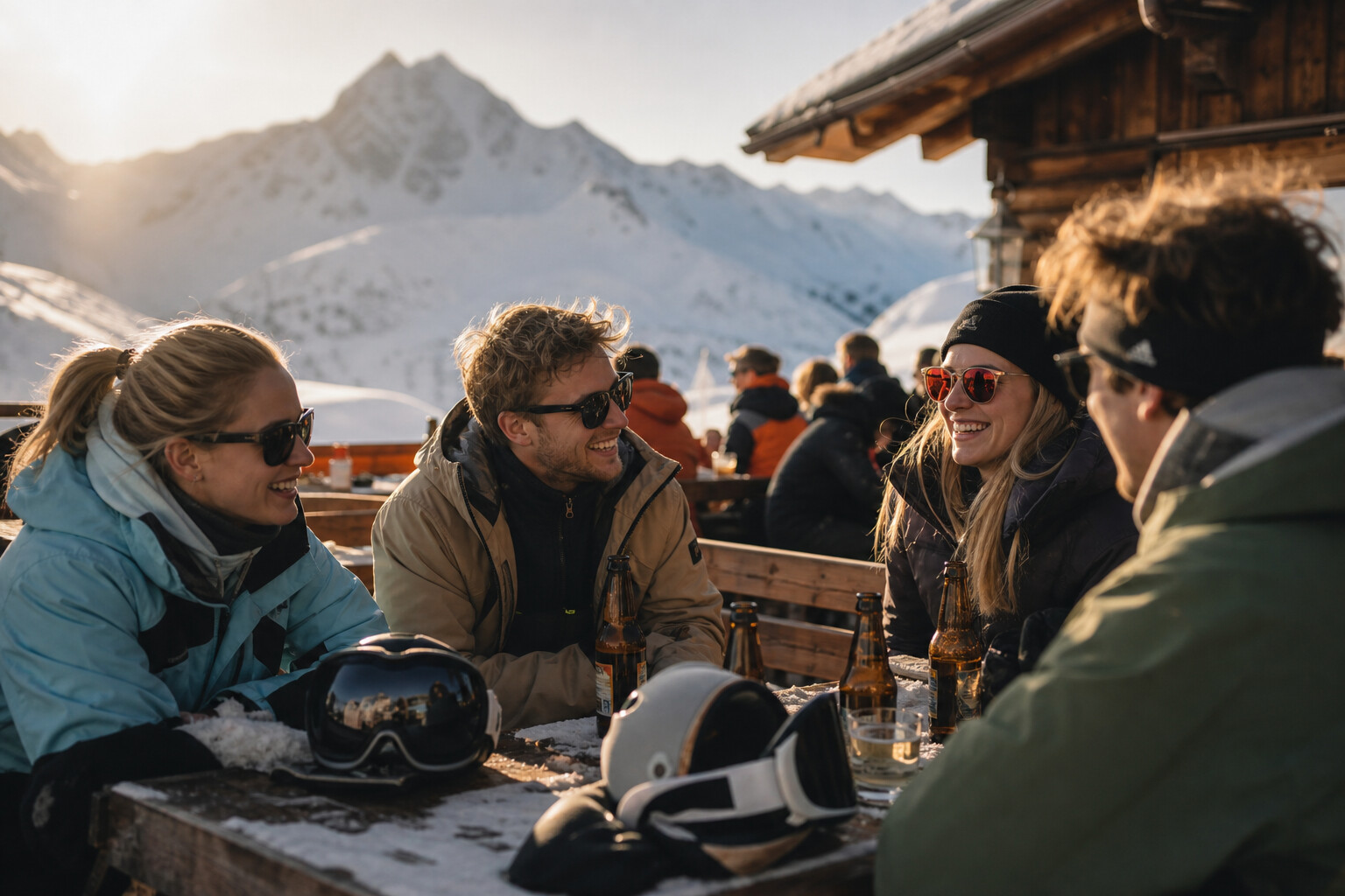 Hütte, Après-Ski, Crew